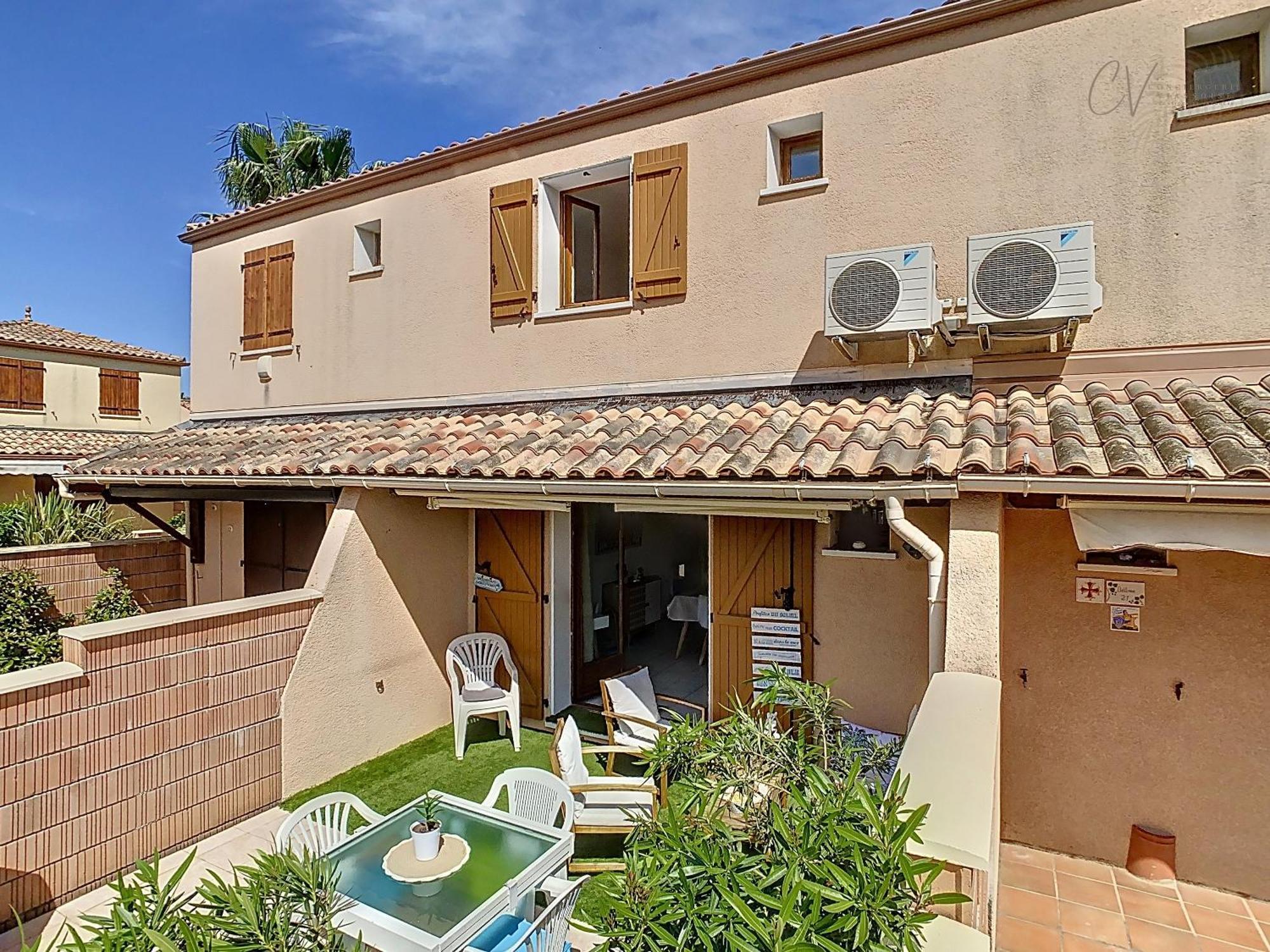 Maison "Douceurs D'Ete " Maison De Vacances Bord De Mer A Vias Plage - 600M De La Plage Et Du Canal Du Midi - Piscine Residentielle, Wifi Fibre, Activites Et Loisirs المظهر الخارجي الصورة